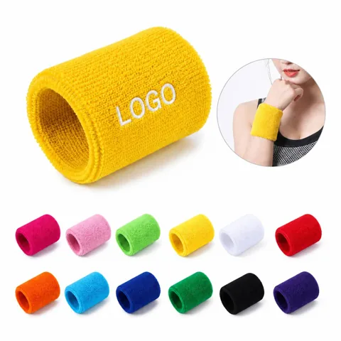 Moisture-Wicking Sports Towel Wristband for Sweat Control