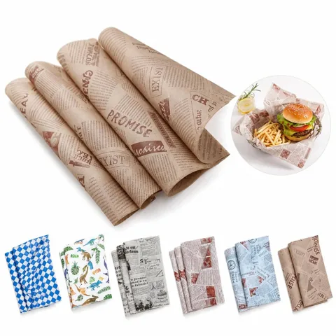Eco-Friendly Grease-Proof Food Wrapping Paper for Oil 2