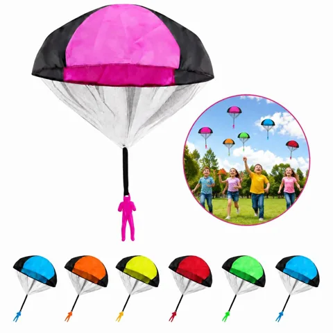 Mini Hand Throwing Parachute Toy for Outdoor Play 2