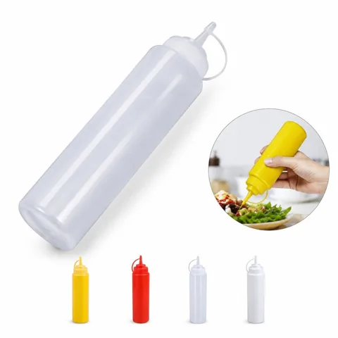 Spill-Proof Squeeze Bottle for Precise Liquid Dispensing 2