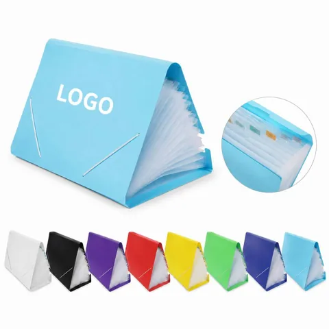 13-Pocket A4 Accordion File Folder with Elastic Closure
