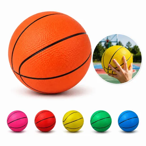 PVC Mini Basketball Durable Soft Bounce Ball for Kids 2
