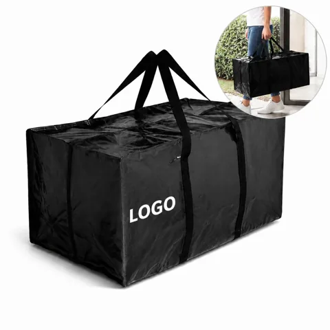 60 lb Heavy Duty PP Woven Storage Bag with Zipper,