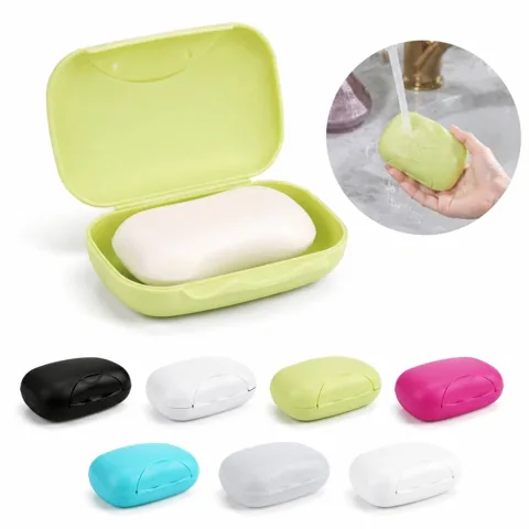 Leakproof Plastic Soap Box with Drainage Lid for Shower 2