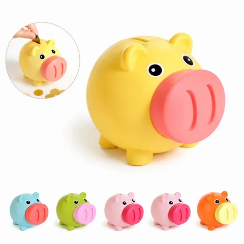 Squealing Candy Coin Bank with Sound, Interactive Piggy 2