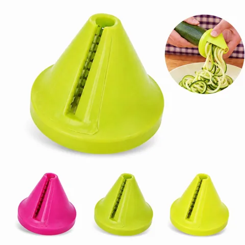 Rotatable Vegetable Spiralizer with Interchangeable 2