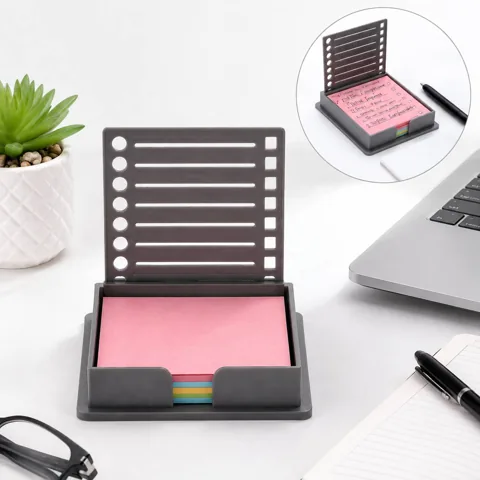 Stencil Sticky Note Dispenser with Built-in Shape Templates 2