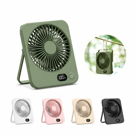 Slim Quiet Desktop Fan with Adjustable Tilt and Speed 2