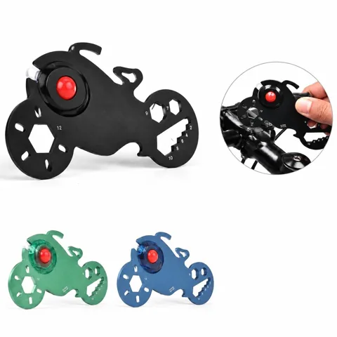 Motorcycle LED Multi-Tool Card with Hex Wrench and Bottle 2