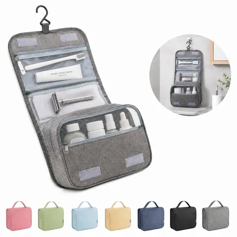 Large Capacity Hanging Toiletry Bag Waterproof Travel 2