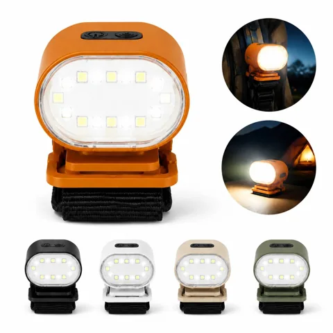Rechargeable Clip-On Cap Light with 3 Brightness Modes for Everyday Use 2