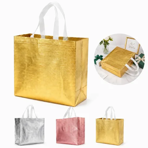Reusable Double-Stitch Gift Bag with Drawstring, 2