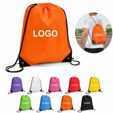 Waterproof 420D Oxford Drawstring Bag for Gym, School &
