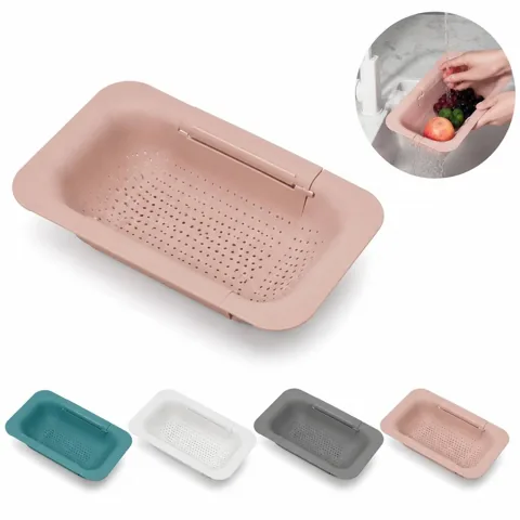Expandable Sink Drain Basket for Fruits and Vegetables, 2