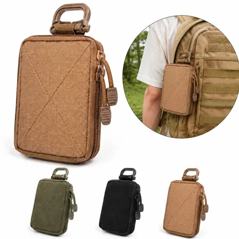 Tactical MOLLE First Aid Pouch Compact Medical Storage with Added Functionality 2