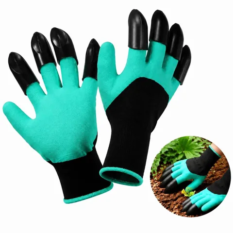 ABS Claw Gardening Gloves with Digging Tips for Weeding & 2