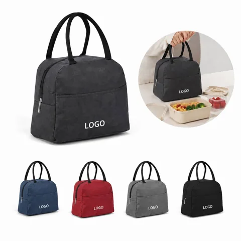 Insulated Oxford Lunch Bag with Thermal Lining for Work and More