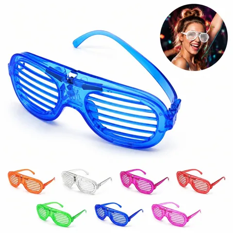 LED Flashlight Shutter Glasses for Night Parties and More 2