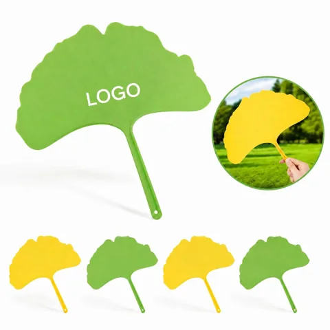 Ginkgo Leaf Cooling Handheld Fan 1