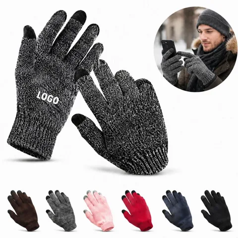 Tech Touchscreen Knitted Gloves for Smartphones & Tablets