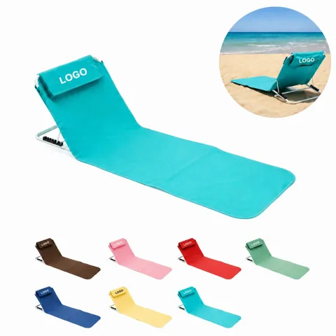 Lightweight Folding Beach Chair with Adjustable Recline