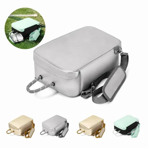 Premium Synthetic Leather Sports Shoe Bag with Padded Strap 2