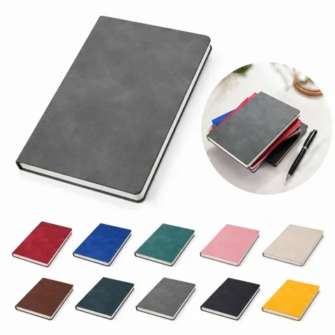 Luxury Lambskin Leather A6 Business Notebook for Meetings 2