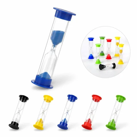 Colorful Hourglass Sand Timer Set for Desk, Classroom, Games 2
