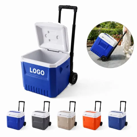 Portable Ice Retention Cooler with High-Density Insulation