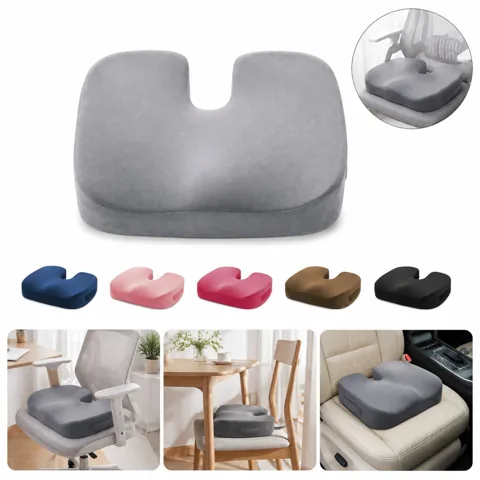 Breathable Memory Foam Seat Cushion for Ergonomic Pressure 2
