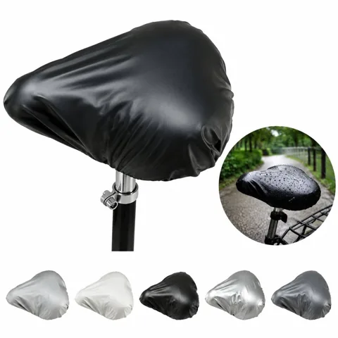 Waterproof Bike Saddle Cover with Elastic Hem for Rain 2