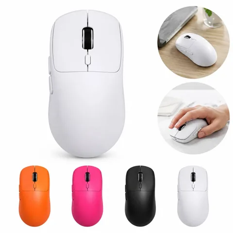 Tri-Mode Wireless Mouse with Wireless, 2.4GHz & USB-C, 2
