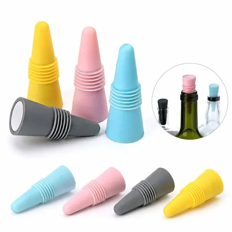 304 Stainless Steel Silicone Wine Stopper, Airtight 2
