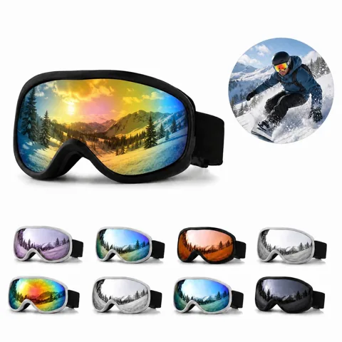 OTG Anti-Fog Wide-Field Ski Goggles for Adults 2