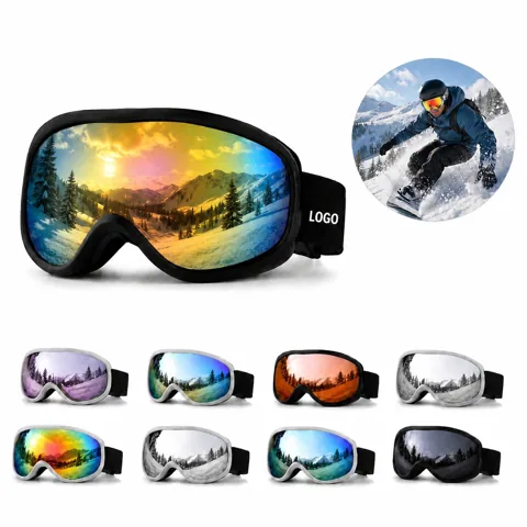 OTG Anti-Fog Wide-Field Ski Goggles for Adults