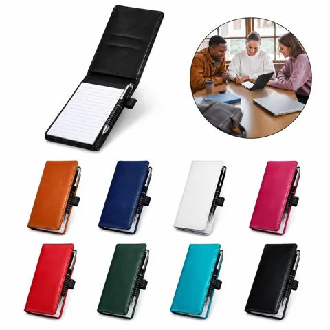 Mini Pocket Notepad with Built-in Pen for On-the-Go Notes 2