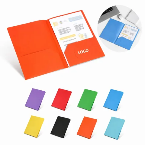 Durable PP Two Pocket Presentation Folder for Business