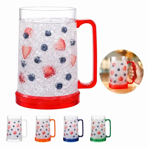 Double Wall Gel Cooling Beer Mug - Ice-Free Chilling 2