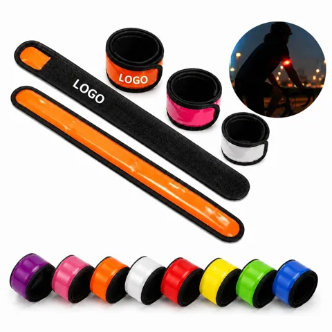 LED Glow Slap Bracelet - Rechargeable Safety Wristband for Everyday Use