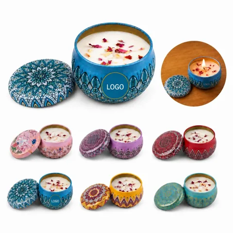 Lavender Soy Scented Candles for Relaxing Aroma Therapy