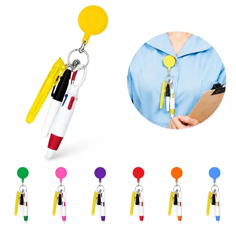 Colorful Nurse Pen Set with Color-Coded Inks for Medical 2