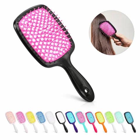Hollow Detangling Brush for Wet & Dry Hair, Flexible 2