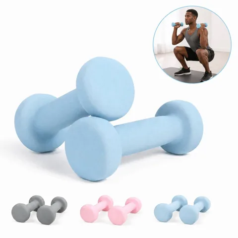 Non-Slip PVC Dumbbell for Strength Training & Home Workouts 2
