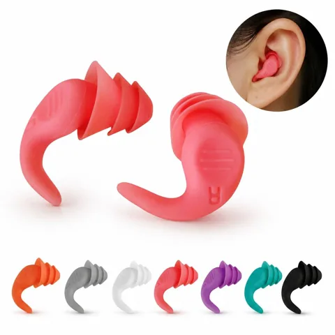 Eco Silicone Swimming Earplugs for Waterproof Noise 2