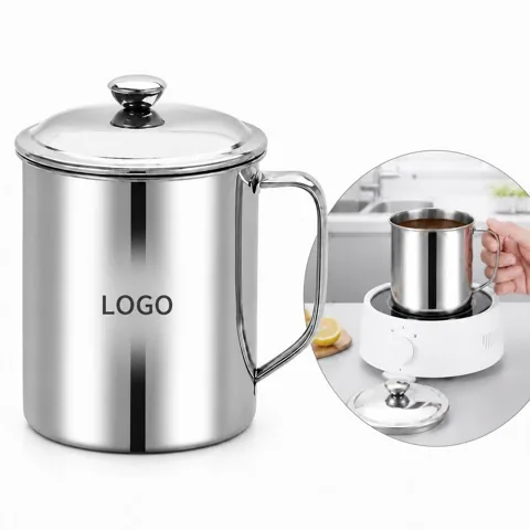 Double-Wall Stainless Steel Mug Vacuum Insulated 14oz