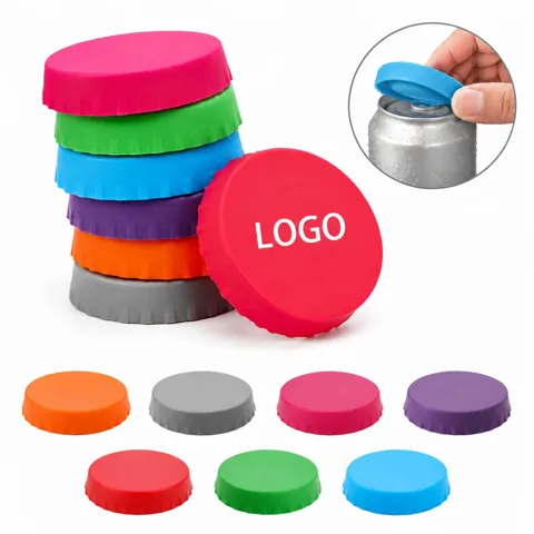 Reusable Food-Grade Silicone Soda Can Cover Lid
