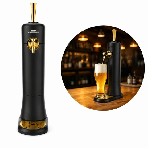 Compact Draft Beer Dispenser with Cooling System 2
