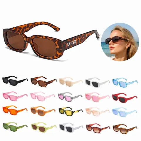 Lightweight UV400 Retro Square Sunglasses