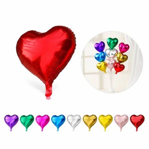 18" Metallic Foil Balloons, Helium Retention, Reusable 2