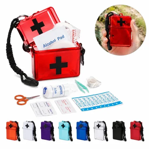 Compact Waterproof First Aid Kit for Outdoor, Travel, Home 2